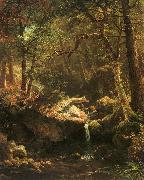 Bierstadt, Albert The Mountain Brook china oil painting artist
